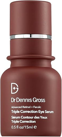 Dr Dennis Gross - Dr. Dennis Gross Advanced Retinol Ferulic Triple Correction Eye Serum | Firmeza da Pele, Hidratação Intensiva e Redução de Rugas  Dr. Dennis Gross