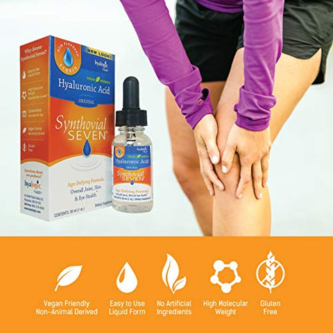Synthovial Seven Ácido Hialurônico Líquido – Suporte Articular – Vegano – 30ml - Hyalogic