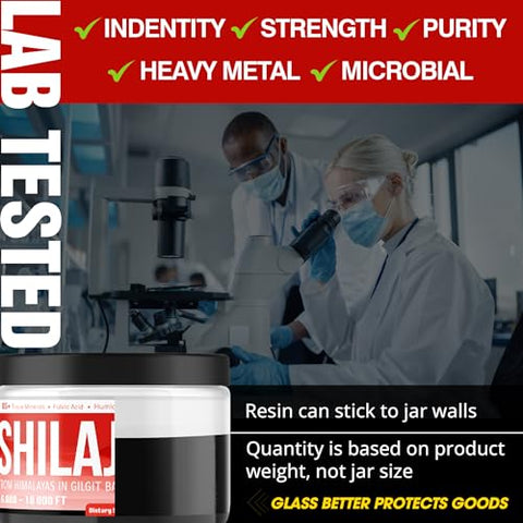 agobi - Shilajit Puro do Himalaia – 2 Pacotes 20g Resina Orgânica com 85 Minerais Traços, Ácido Fúlvico, Ácido Húmico – Suporte à Produção de Energia, Sistema Imunológico