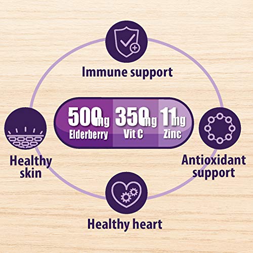 THELABSMENCO - Suplemento de Suporte Imunológico para Mudança de Estação com Sabugueiro, Vitamina C e Zinco – Marca em Destaque