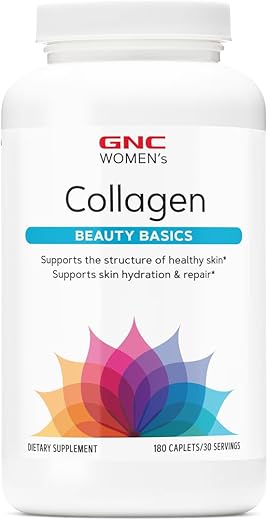 Colágeno para Mulheres | Suporte para Pele Saudável e Elasticidade | Fórmula de Crescimento e Reparo Celular com Ácido Hialurônico | Fonte Natural de Colágeno | 180 g - GNC