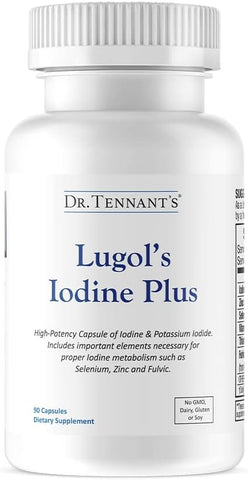 Dr. Tennant's - Dr. Tennant’s Iodine Plus | Lugol’s Iodine – Suplemento de Iodo em ml/g