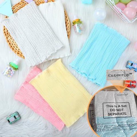 Cutecrop - 10 Pcs Faixa de Umbigo de Algodão para Botão Gtube de Bebê – Dupla Camada para Hérnias Umbilicais – Cinto Faixa de Barriga para Meninos e Meninas