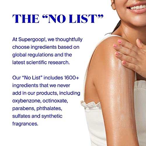 Glowscreen Body SPF 40 PA – Loção Corporal Protetor Solar de Amplo Espectro com Brilho Sutil – Proporciona Brilho Instantâneo – 100ml - Supergoop!