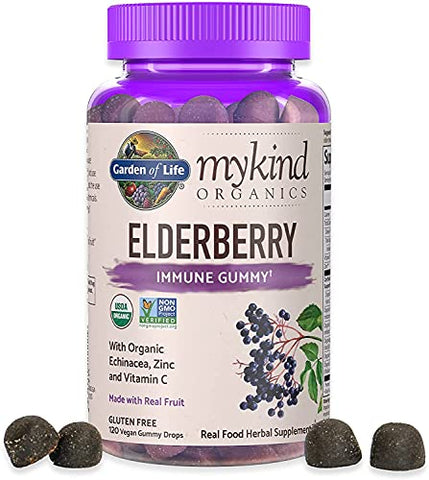 Organics Gomas de Sabugueiro para Adultos – 60 gummies - Garden of Life
