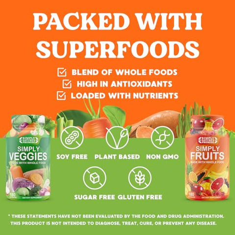 Simply Nature's Promise - Promessa da Natureza Simples – Embalado com Mais de 40 Frutas Diferentes | 100% Natural | Rico em Nutrientes | 500g