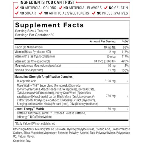 Force Factor - FORCE FACTOR Test X180 Boost – Suplemento Energético e Potencializador de Testosterona para Homens, Aumente a Energia, Melhore a Resistência, Potencialize a Vitalidade e o Desempenho, com Ácido D-Aspártico e