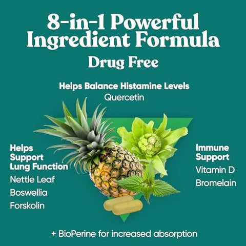 Eu Natural - Inalador Breathe – Suporte para Sinusite, Pulmões, Respiração Aberta – 30ml