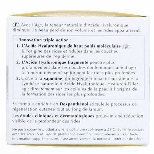Hyaluron-Filler Cuidado Noturno 50ml – Creme Facial Anti-Idade com Ácido Hialurônico - Eucerin