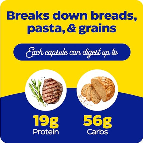 GlutenEase: Enzimas Digestivas para Intolerância Alimentar, Suporte para Glúten Oculto – 60 cápsulas - Enzymedica