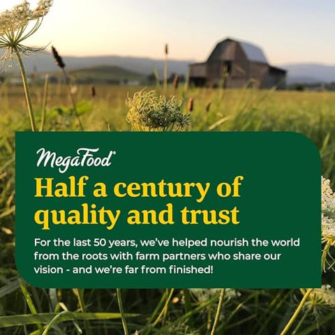 Multivitamínico Diário para Homens Acima de 40 anos, com Vitaminas B, D e Zinco, 60 comprimidos (60 porções) - MegaFood