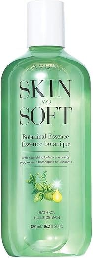 AVON - Óleo de Banho Avon Skin So Soft Botanical Essence, 480 ml – Lacrado