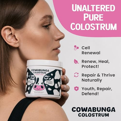 SonoHealth - Premium Colostrum Puro – Fortaleça seu corpo com o melhor colostro – 100% natural e rico em nutrientes – 500g