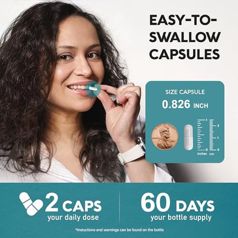 NUTRAHARMONY - GABA L-Theanine 900 mg – Made in USA – Magnésio | Vitamina B6 – Calma, Sono, Relaxamento