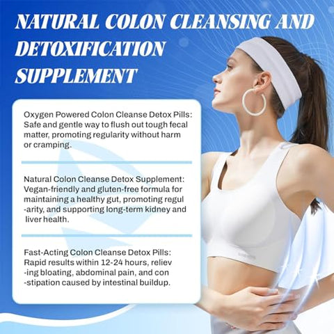 XCBBDY - 15 Day Cleanse – Suporte para Intestino e Cólon, Cápsulas Dissolventes para Limpeza de 15 Dias, com Sene, Cáscara Sagrada