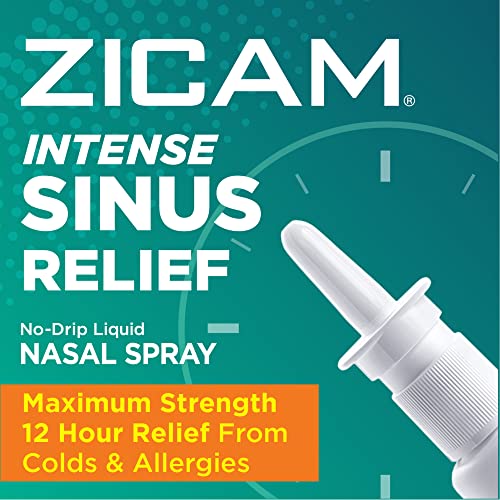 Spray Nasal Líquido No-Drip Intenso Alívio Sinusal com Mentol Refrescante – 30ml - Zicam