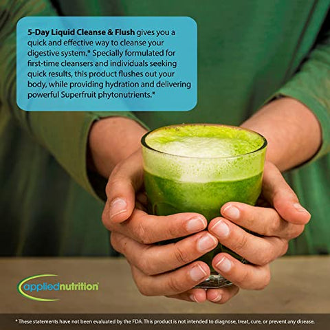 5-Day Liquid Cleanse – Limpeza Líquida de 5 Dias com Nutrição Aplicada - Applied Nutrition