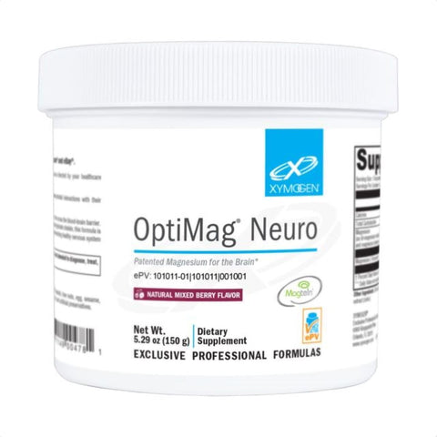 OptiMag Neuro Pó de Magnésio – Magnésio L-Treonato, Magnésio Malato, Magnésio Glicinato Quelato para Apoiar a Saúde Cerebral – Suporta o Relaxamento – Mistura de Magnésio para a Saúde do Cérebro - XYMOGEN
