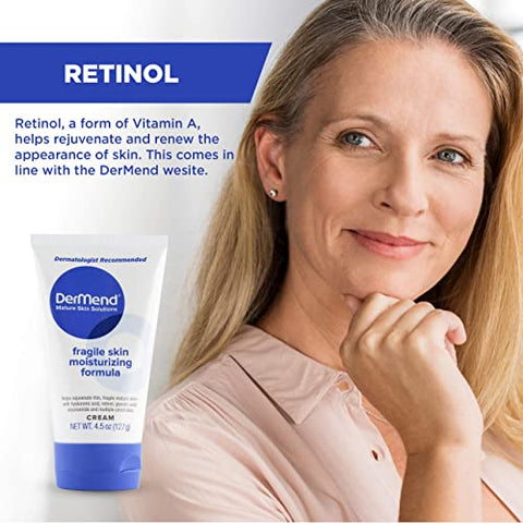DerMend Mature Skin Solutions - Creme Hidratante Dermend para Pele Sensível: Fórmula Especial para Restauração – 50g
