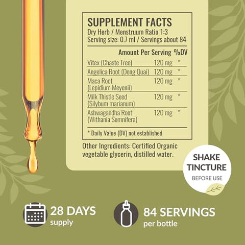 Balance Drops – Cardo Mariano, Vitex Berry, Angelica, Raiz de Maca | Marca HERBAMAMA - HERBAMAMA