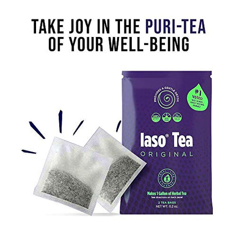 TEA DETOX – Chá Emagrecedor 1 Semana – Perca Peso – Marca IASO - IASO