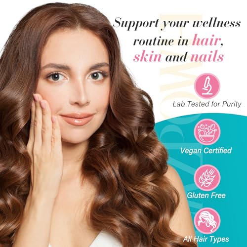 Lazpowfi - Gomas de Biotina – Vitaminas para Cabelo, Pele e Unhas Masculinas – Marca: Biotin Gummies