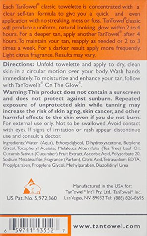 Autobronzeador Toalha Autobronzeadora Médio Escuro Clássico 10 Unidades - Tan Towel