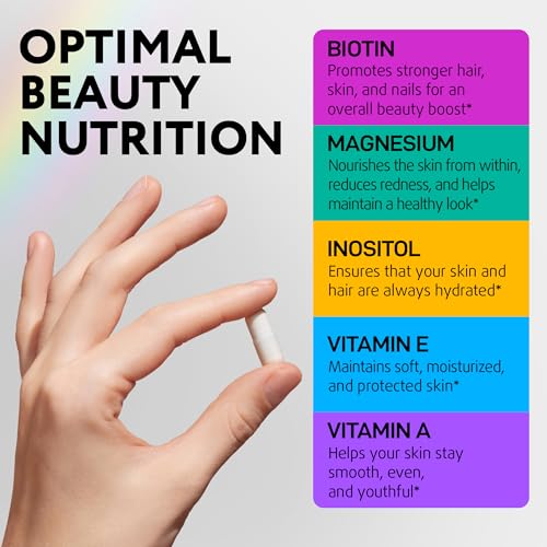 IQ BIOLOGY - Suplemento Capilar para Crescimento dos Cabelos com Astragalus e Biotina – Suplementos Capilares para Crescimento dos Cabelos