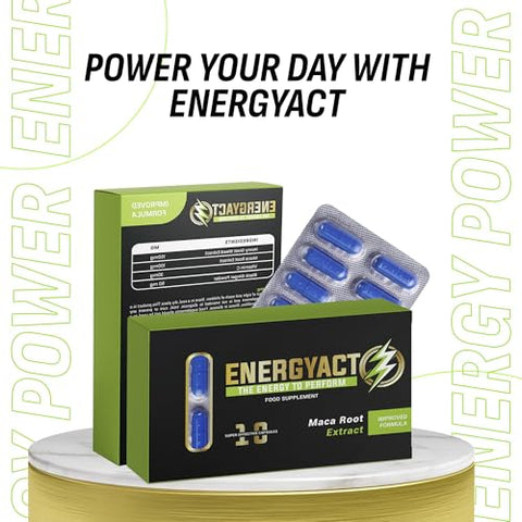ENERGYACT - Blended Sports Nutrition: Potencialize sua Energia e Resistência com 10 Sachês