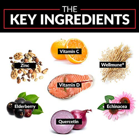 Force Factor - FORCE FACTOR Immunity: Reforço Imunológico com Sabugueiro e 1000mg de Vitamina C, Além de Vitamina D, Zinco, Probióticos, Antioxidantes e Equinácea para Defesa da Saúde Imunológica