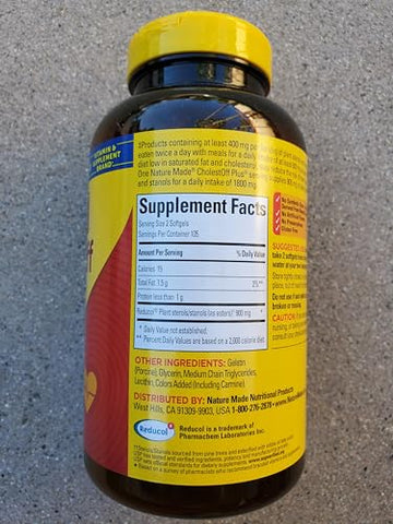 OProCyn - Nature Made Cholest Off Plus 900mg Plant Sterols 210 Softgels – Redutor de Colesterol à Base de Plantas 900mg 210 Cápsulas