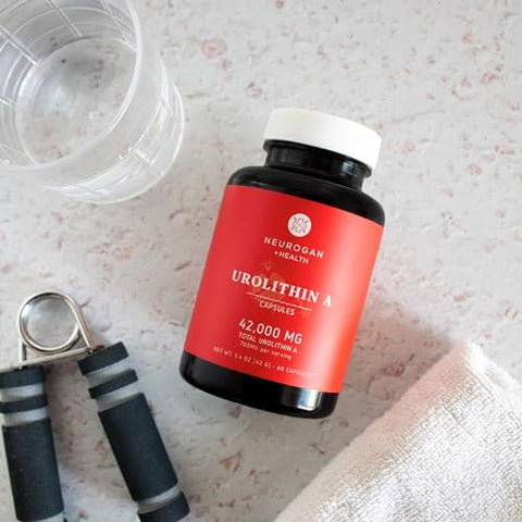 Urolithin A – Cápsulas de Suplemento de Regeneração Celular de Alta Potência para Suporte Energético, Envelhecimento Saudável, Foco e Recuperação Muscular – Fabricado nos EUA, Tome 1 Diariamente - Neurogan