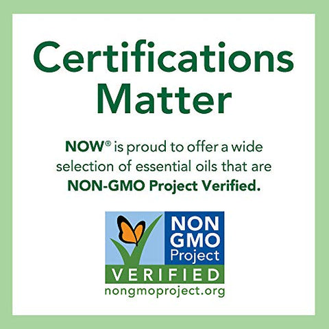 NOW Foods - Óleo Essencial Bergamota NOW, Aromaterapia Doce, Prensado a Frio, 100% Puro, Vegano, Tampa Resistente a Crianças, 30ml