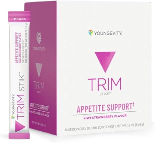 Trim Stiks Oficiais – Kiwi-Morango – Energia de Suporte – 30g - Youngevity