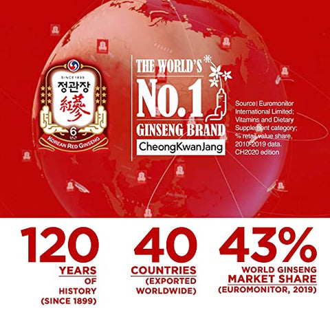 CheongKwanJang - Extrato de Ginseng Vermelho Coreano 50g | Chá de Ginseng, Suplemento de Saúde | Estimulante de Energia, Resistência, Circulação Sanguínea, Suporte Imunológico | 100% Extrato de Ginseng Vermelho Coreano | Vegano