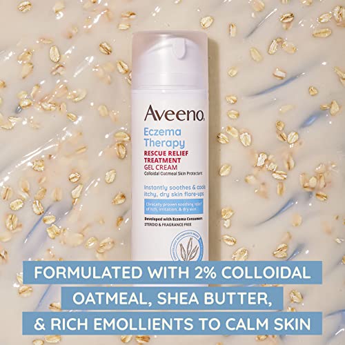Gel Creme Tratamento Resgate Alívio da Terapia Eczema com Aveia Coloidal, Acalma Instantaneamente – 50g - Aveeno