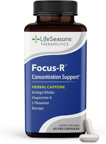 Focus-R: Suplemento de Suporte à Concentração – Todas as Idades – Potencializa o Desempenho Mental - LifeSeasons