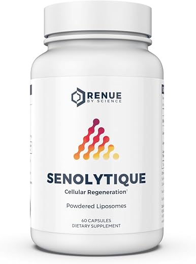 Suplemento Senolítico Renue | 60 Cápsulas com Fisetina (35mg) Quercetina (78mg) - Renue By Science