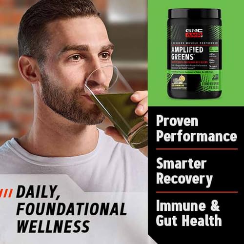 Superfoods Amplified Greens Blue Pomegranate – Superalimento Potencializado com Romã Azul – 100g - GNC