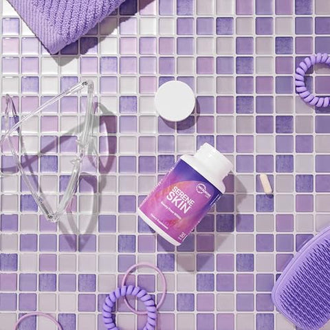 SereneSkin – Complexo Probiótico à Base de Esporos com Vitamina K2 MK7 para Clareza da Pele - Microbiome Labs