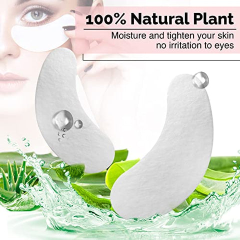 Kit de Patches de Gel para Cílios GreenLife 100% Natural com Colágeno e Aloe Vera – 400 pares