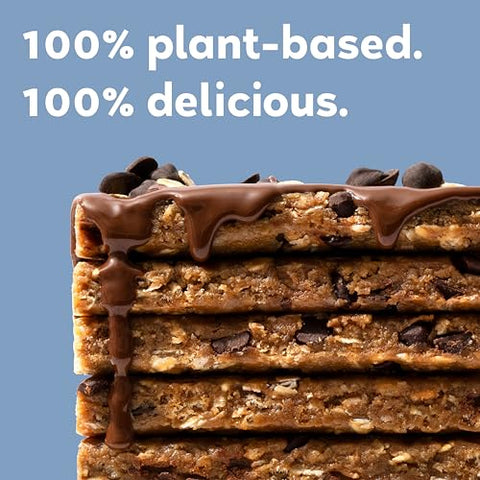 MacroBar – Barras de Proteína Vegana Orgânica Oatmeal Chocolate Chip (12 unidades de 65g) - GoMacro