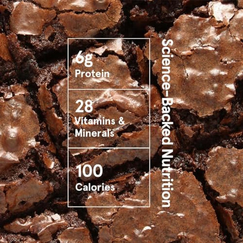 Snack Mini Barras de Proteína – Chocolate Brownie, 1g açúcar, Barras de Proteína, Sem Glúten, 6g de Energia Vegana – 24 unidades - Soylent