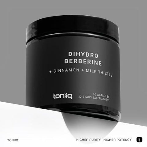 Toniiq - Ultra Concentrado de Dihidroberberina – 24.000 mg por Porção com Canela do Ceilão