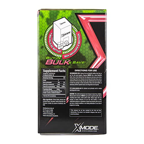 XMODE - X-Mode Energy Shots on Tap 100 Porções – Energia em Alta com Praticidade e Sabor Intenso | X-Mode Shots Energéticos 100 Porções