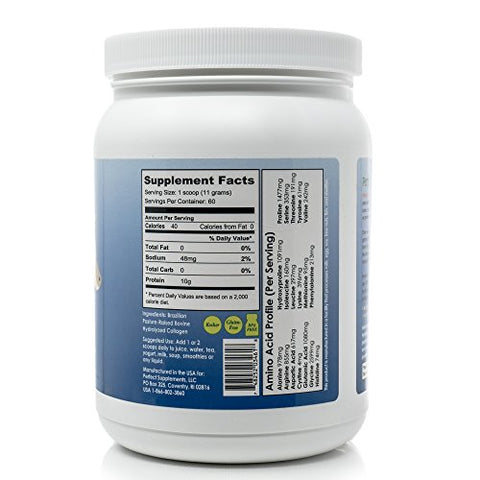 Pó de Colágeno Hidrolisado Perfeito – 660g – Colágeno Natural – Criado em Pasto Brasileiro – Promove Pele Saudável – Kit com 2 - Perfect Supplements