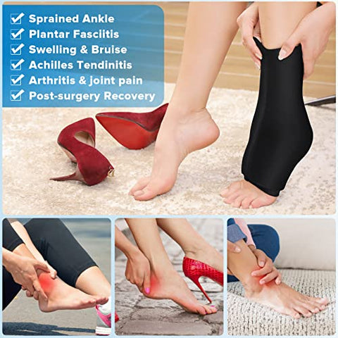 Tolaccea - Envoltório de Gelo Reutilizável para Tornozelo e Pé, Gel de Gelo para Lesões Quentes – Marca: Ankle Foot Wrap
