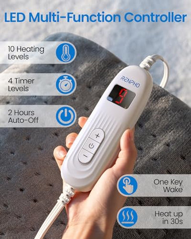 Aquecedor RENPHO para as Costas – Alívio e Conforto com Tecnologia de Aquecimento
