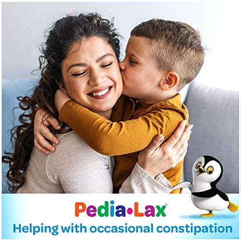 Amolecedor de Fezes Líquido para Crianças, 2-11 Anos, Sabor de Frutas Vermelhas, 120 ml (Embalagem com 3 Unidades) - Pedia-Lax