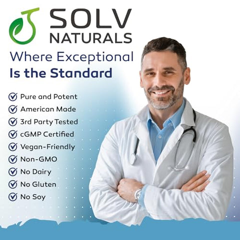 SOLV NATURALS - PROSTASOLV – Suporte para a saúde masculina – Urinário – 60 cápsulas – 100% natural